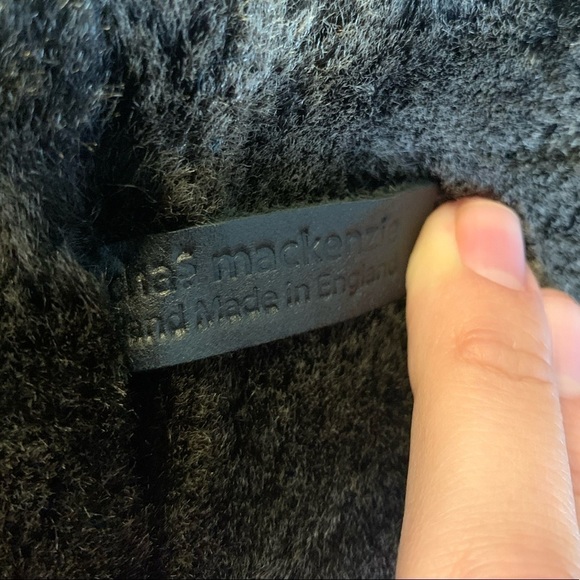 CHAS Mackenzie real shearling scarf - handmade in England - Picture 2 of 5